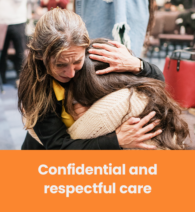 Confidential and respectful care